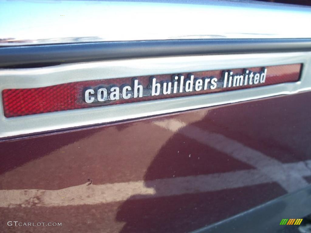1993 Eldorado Touring Coach Builders Limited Convertible - Dark Garnet Red Metallic / Tan photo #5