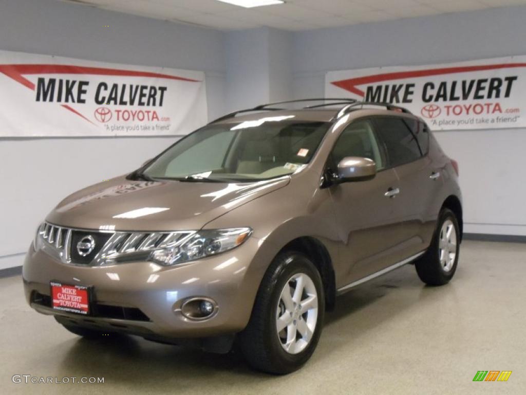 2009 Murano SL - Tinted Bronze Metallic / Beige photo #1