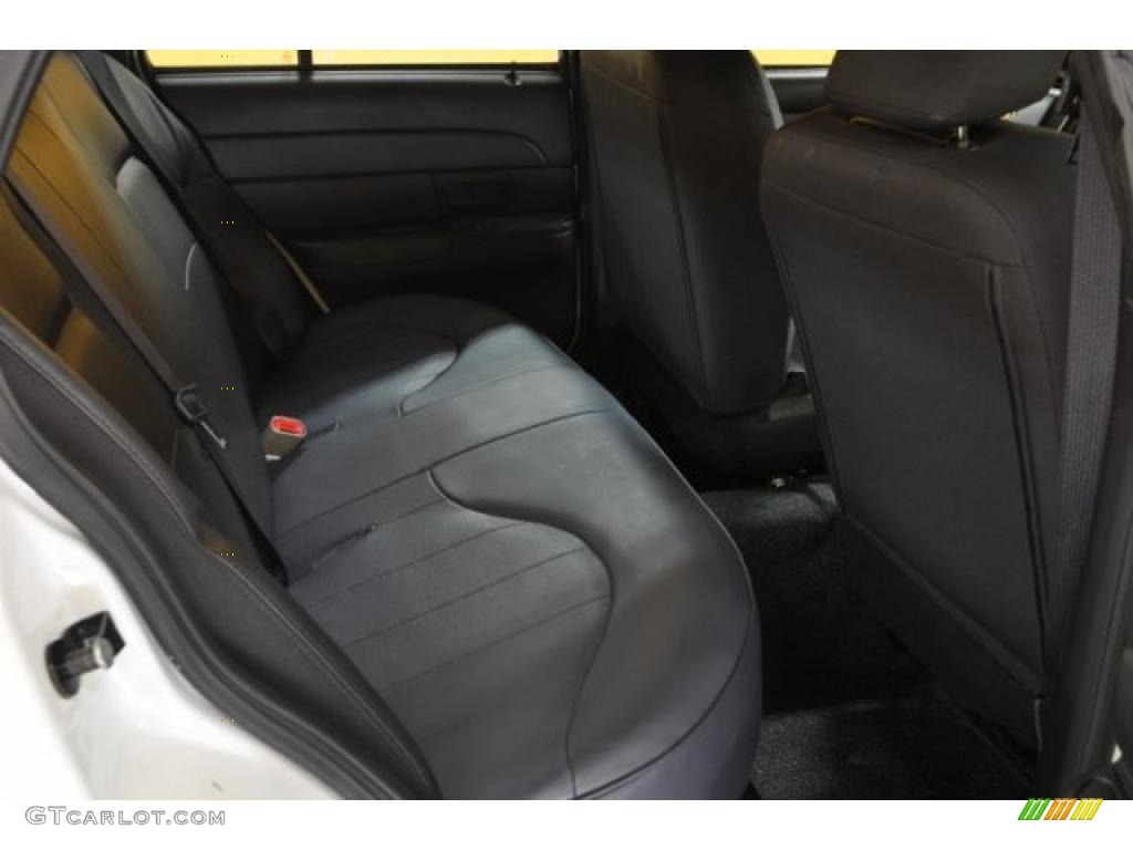 Charcoal Black Interior 2008 Ford Crown Victoria Police Interceptor Photo #42572646