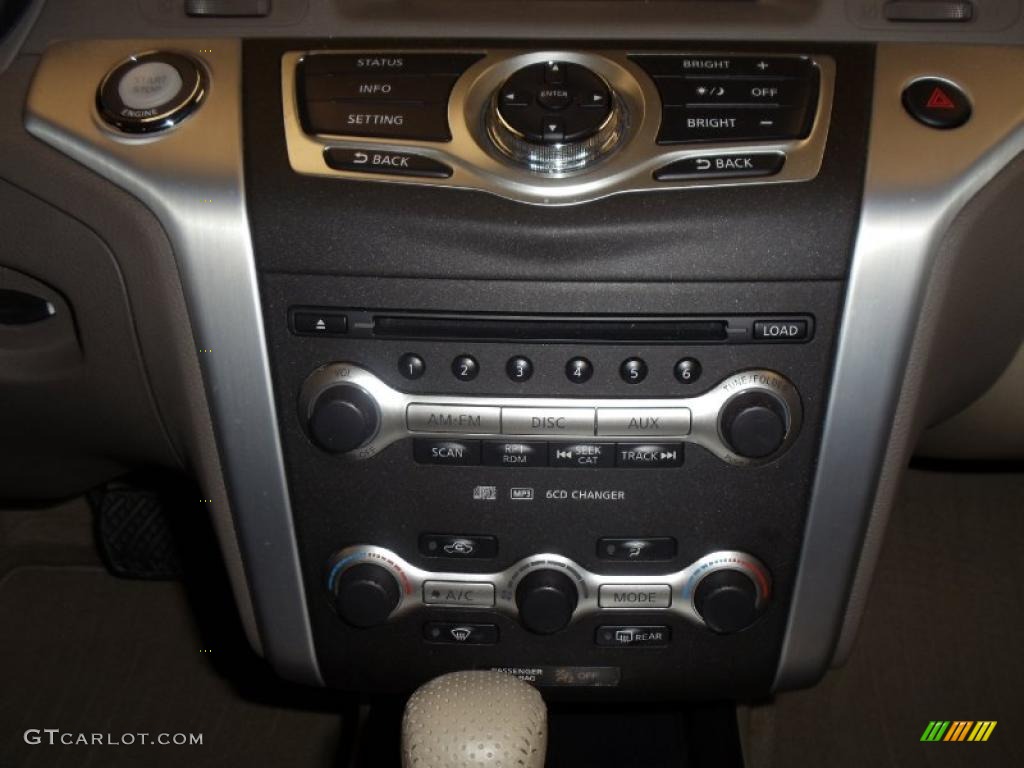 2009 Murano SL - Tinted Bronze Metallic / Beige photo #13