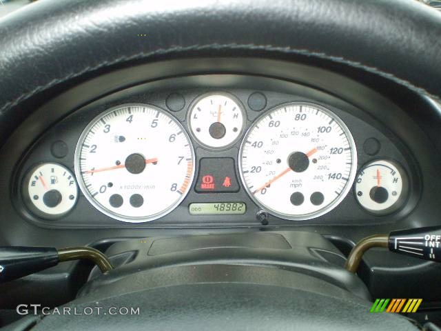 2003 MX-5 Miata Special Edition Roadster - Strato Blue Mica / Gray photo #35