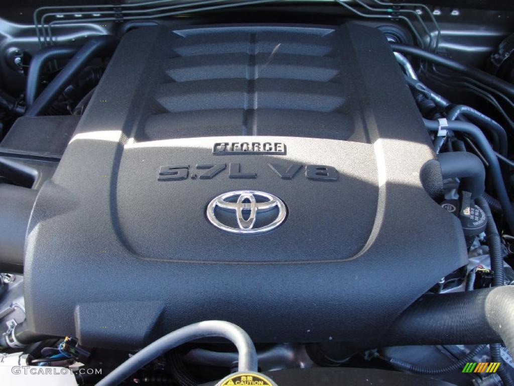 2011 Toyota Tundra CrewMax 4x4 5.7 Liter i-Force Flex-Fuel DOHC 32-Valve Dual VVT-i V8 Engine Photo #42573130
