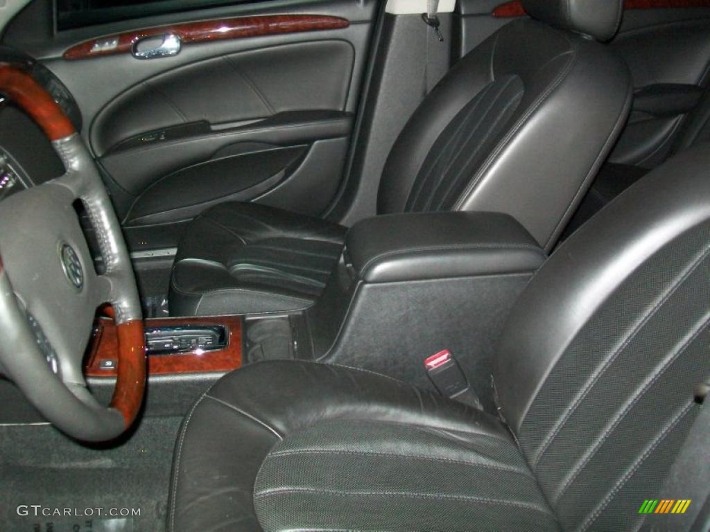 Ebony Interior 2008 Buick Lucerne CXS Photo #42576030