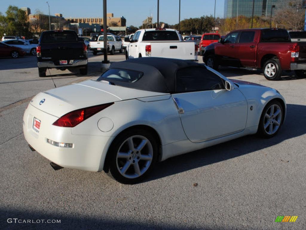 2004 350Z Touring Roadster - Pikes Peak White Pearl / Frost photo #4