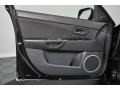 Black 2009 Mazda MAZDA3 s Sport Sedan Door Panel