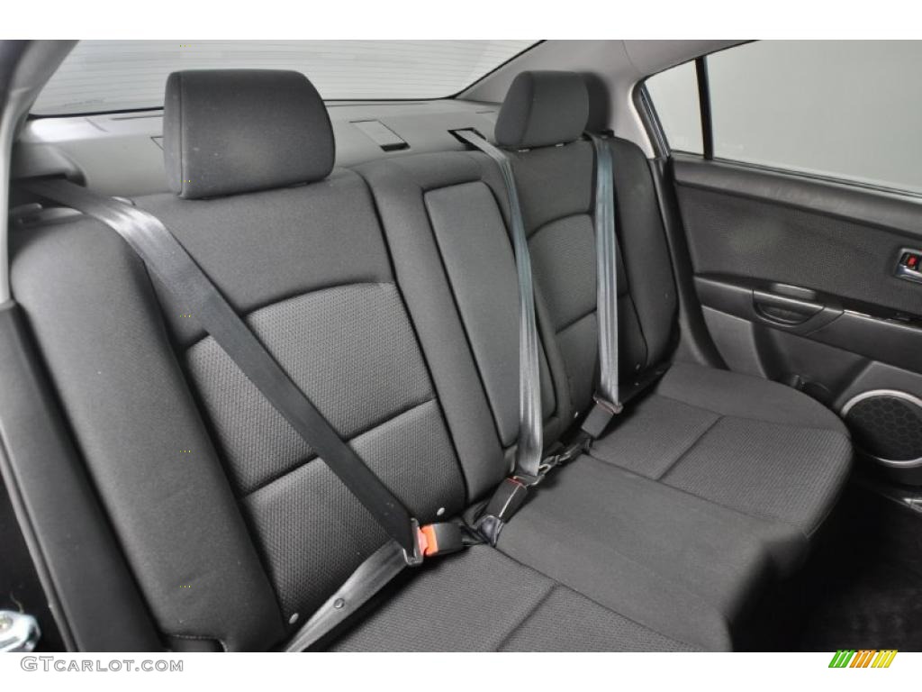 Black Interior 2009 Mazda MAZDA3 s Sport Sedan Photo #42579362
