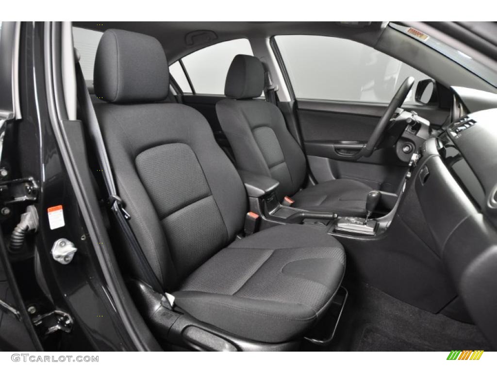 Black Interior 2009 Mazda MAZDA3 s Sport Sedan Photo #42579434