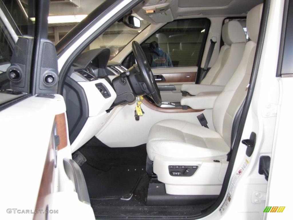 Ivory Interior 2006 Land Rover Range Rover Sport Supercharged Photo #42580348