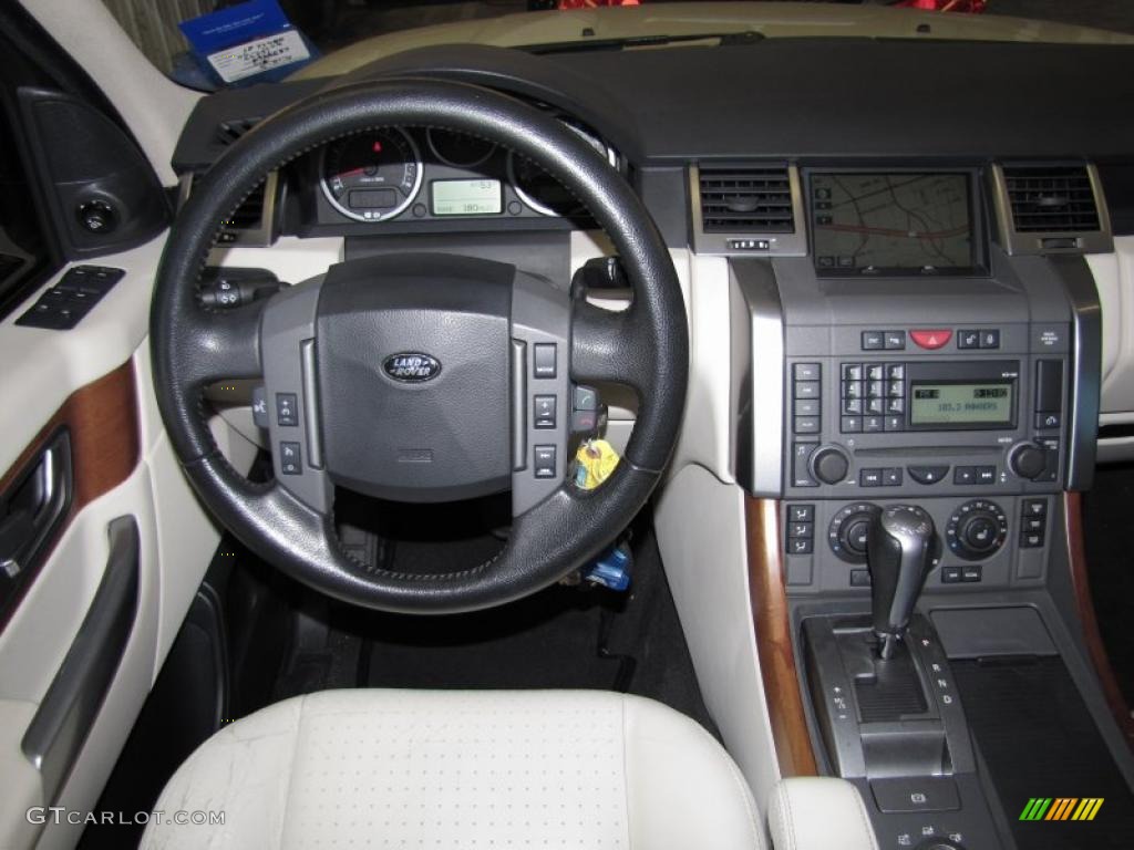 2006 Land Rover Range Rover Sport Supercharged Ivory Dashboard Photo #42580430