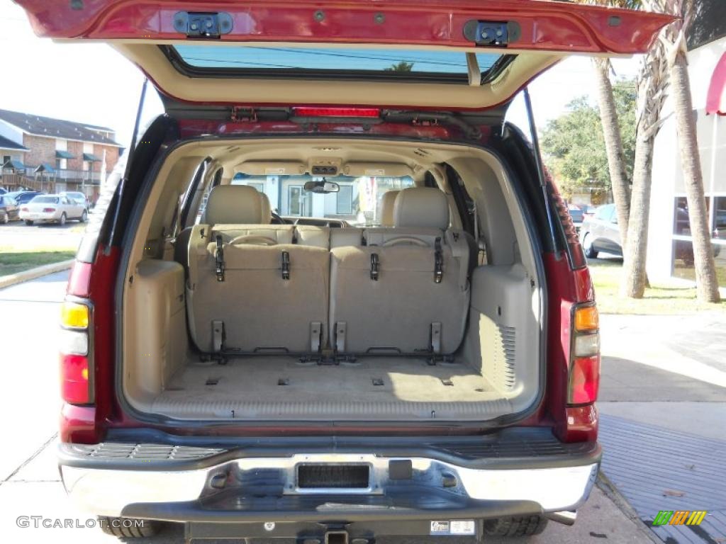 2004 Yukon SLT - Sport Red Metallic / Neutral/Shale photo #4