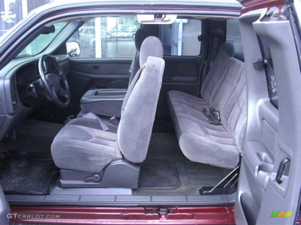 Dark Charcoal Interior 2003 Chevrolet Silverado 1500 LS Extended Cab Photo #42581882