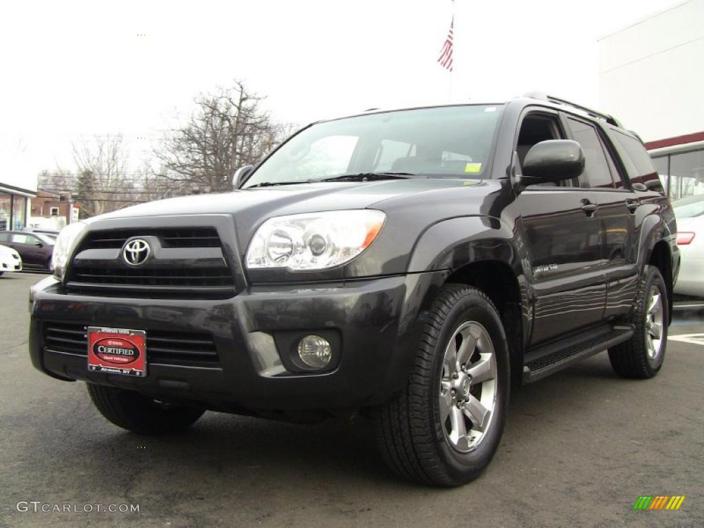 2008 4Runner Limited 4x4 - Shadow Mica / Stone Gray photo #3
