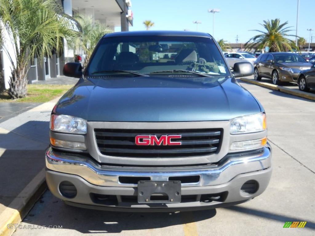 2006 Sierra 1500 SL Extended Cab - Stealth Gray Metallic / Dark Pewter photo #6