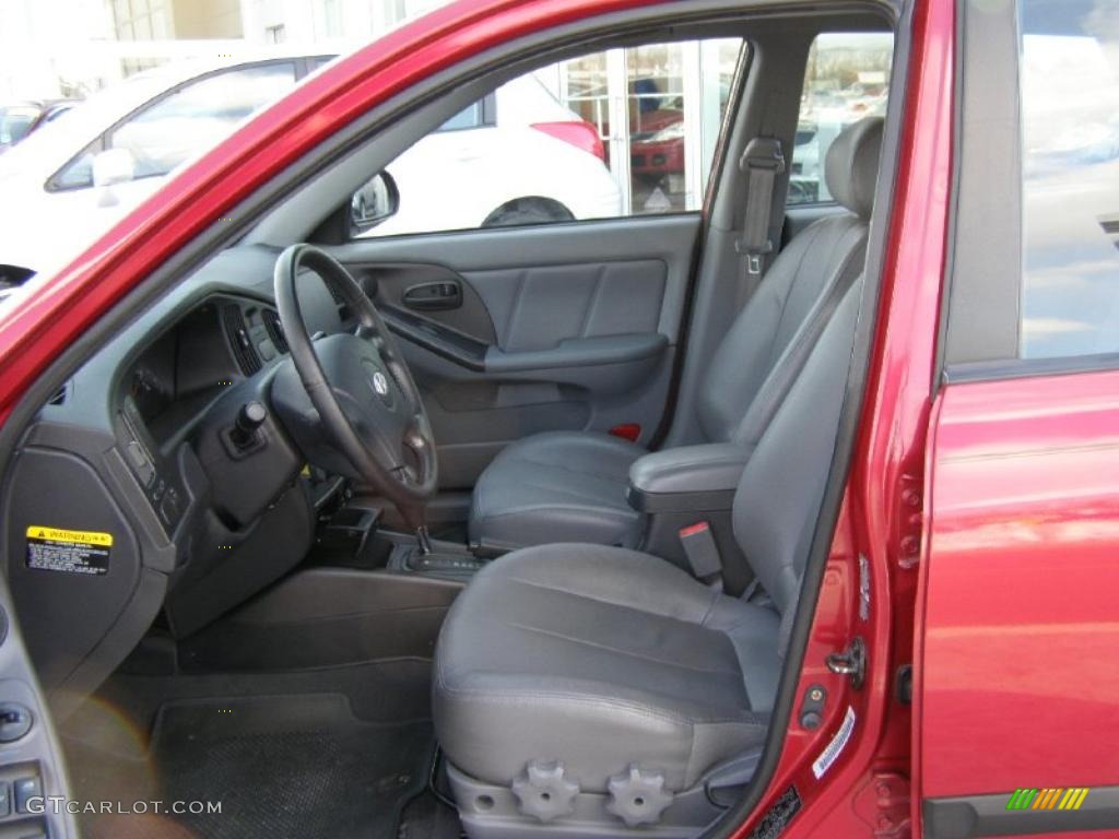 2004 Elantra GT Hatchback - Crimson Dark Red / Dark Gray photo #10