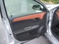 Ebony/Brick 2011 Chevrolet Malibu LTZ Door Panel