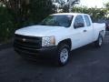 2011 Summit White Chevrolet Silverado 1500 Extended Cab 4x4  photo #1