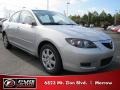 2007 Sunlight Silver Metallic Mazda MAZDA3 i Sedan  photo #4