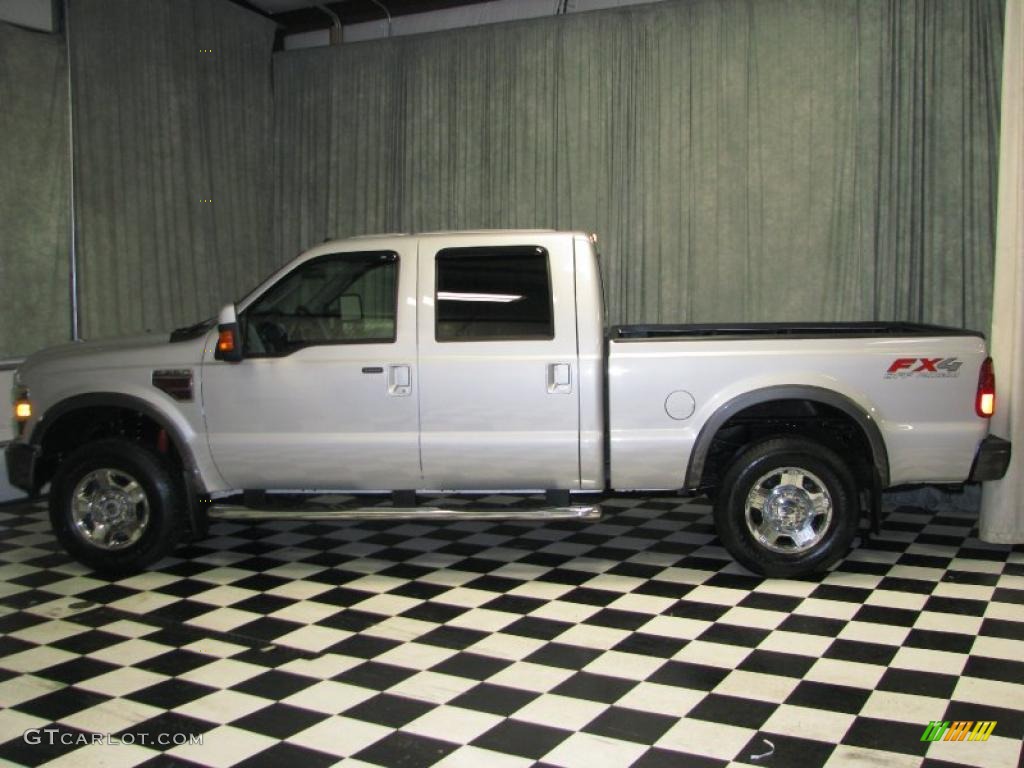 2008 F250 Super Duty FX4 Crew Cab 4x4 - Silver Metallic / Ebony photo #1