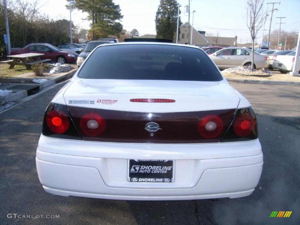 2003 Impala  - White / Regal Blue photo #4