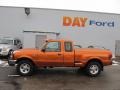 Mandarin Gold Metallic - Ranger XLT SuperCab 4x4 Photo No. 2