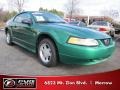 2000 Electric Green Metallic Ford Mustang V6 Coupe  photo #4