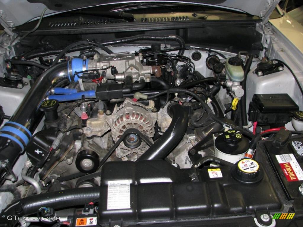 2003 Mustang GT Coupe - Silver Metallic / Dark Charcoal photo #16