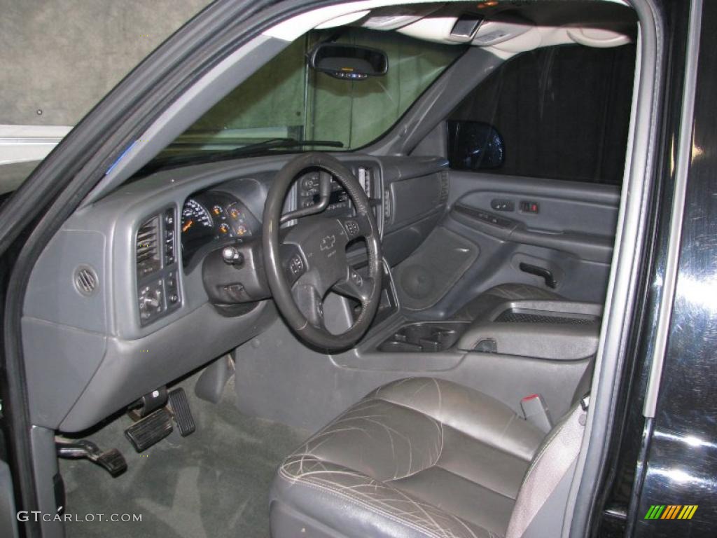 2004 Silverado 1500 Z71 Crew Cab 4x4 - Black / Dark Charcoal photo #14