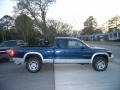 2002 Patriot Blue Pearl Dodge Dakota SXT Club Cab 4x4  photo #7