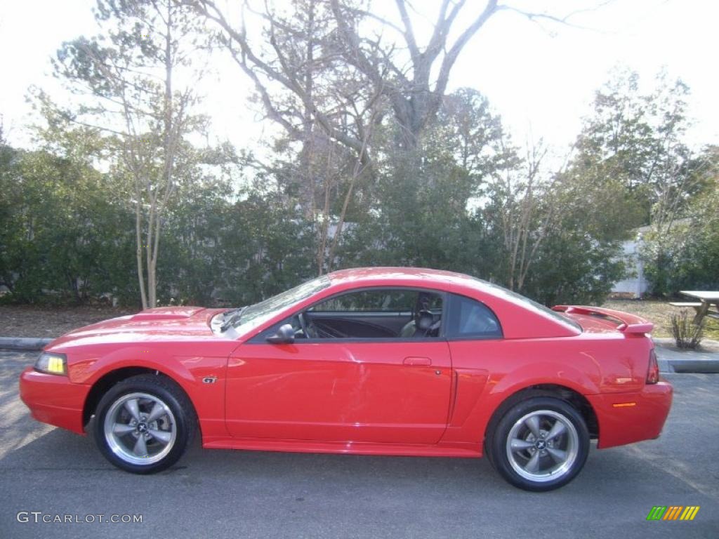 2002 Mustang GT Coupe - Torch Red / Dark Charcoal photo #2