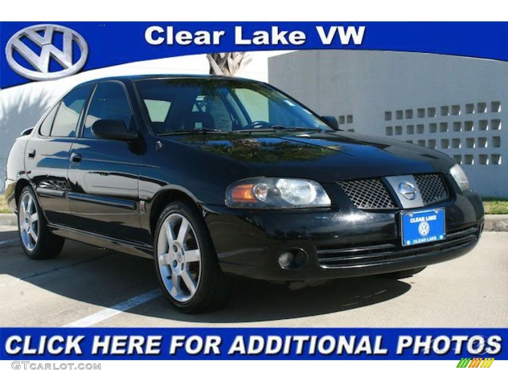 2004 Sentra SE-R Spec V - Blackout / Charcoal photo #1