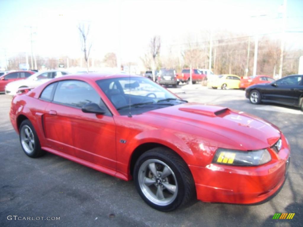 2002 Mustang GT Coupe - Torch Red / Dark Charcoal photo #7
