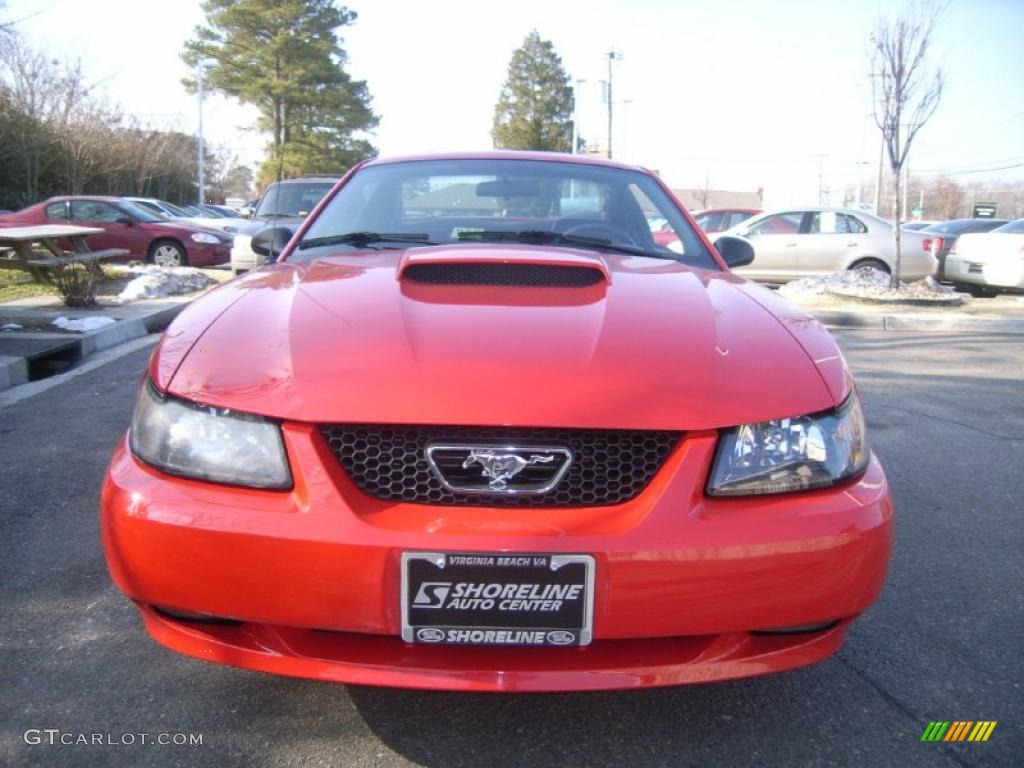 2002 Mustang GT Coupe - Torch Red / Dark Charcoal photo #8