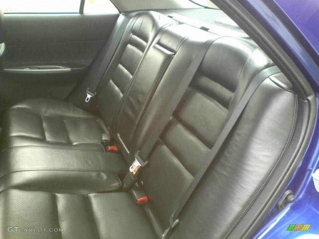 Black Interior 2003 Mazda MAZDA6 s Sedan Photo #42592754