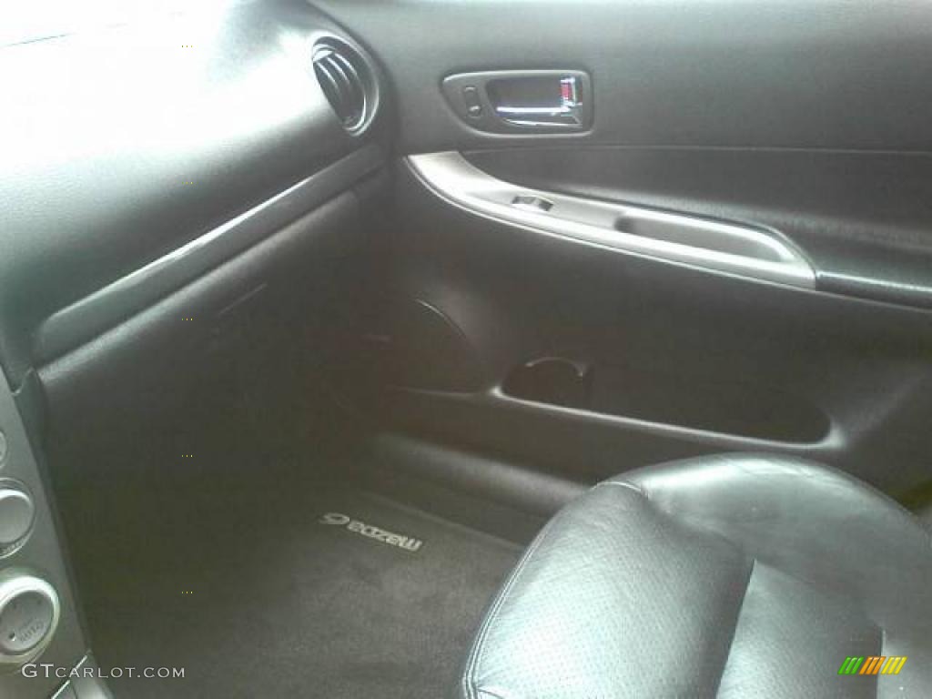 2003 MAZDA6 s Sedan - Sonic Blue Pearl / Black photo #11