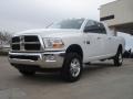 2011 Bright White Dodge Ram 3500 HD Laramie Mega Cab 4x4  photo #7