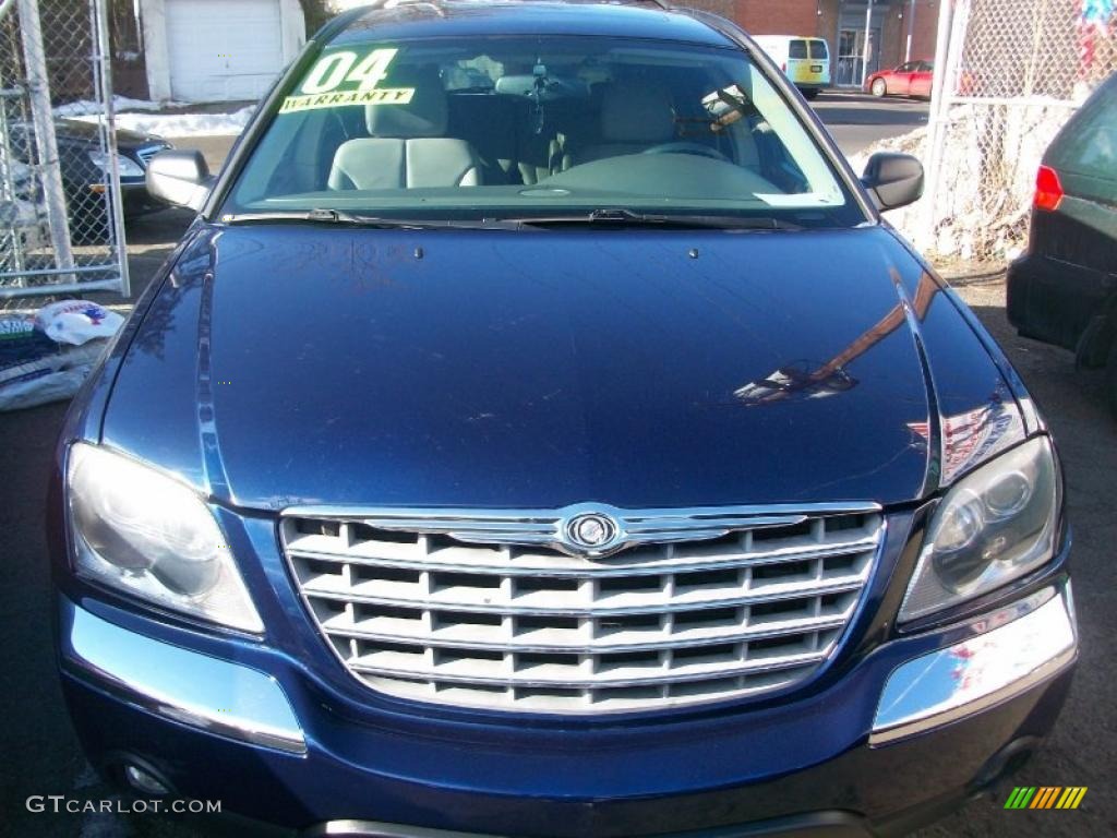 2004 Pacifica AWD - Midnight Blue Pearl / Light Taupe photo #3