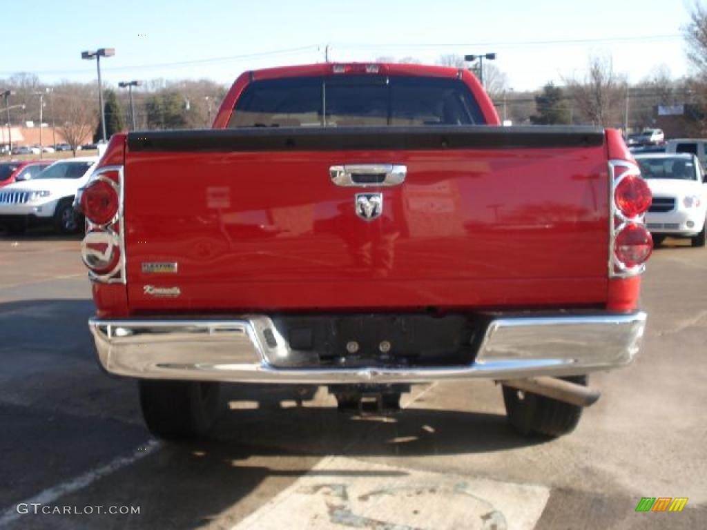 2007 Ram 1500 ST Quad Cab - Flame Red / Medium Slate Gray photo #4