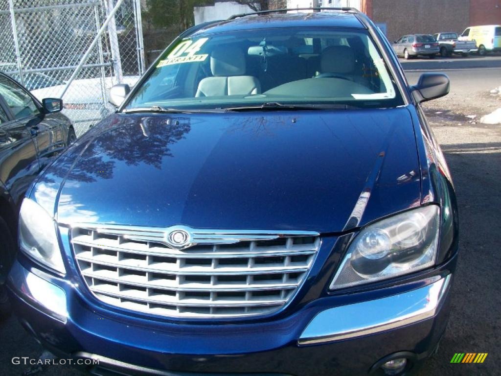 2004 Pacifica AWD - Midnight Blue Pearl / Light Taupe photo #29