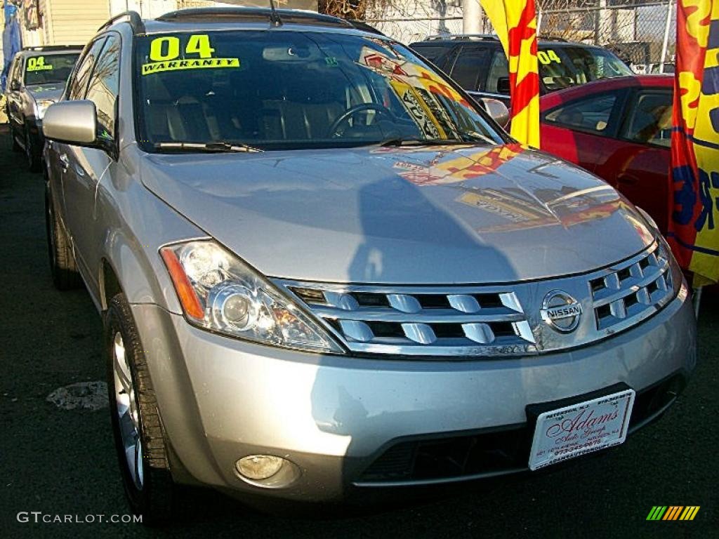 2004 Murano SL AWD - Sheer Silver Metallic / Charcoal photo #27