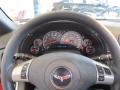 2011 Chevrolet Corvette Red Interior Controls Photo
