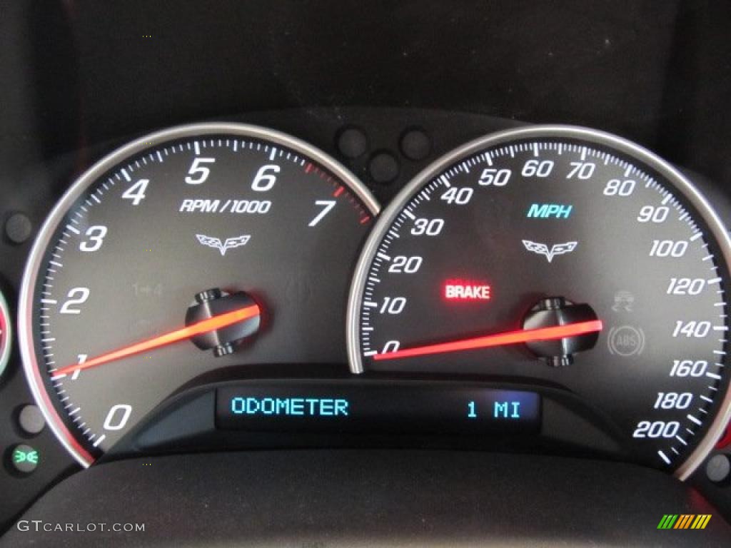 2011 Chevrolet Corvette Grand Sport Coupe Gauges Photo #42600928