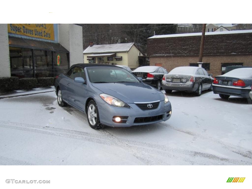 2008 Solara SLE V6 Convertible - Cosmic Blue Metallic / Dark Stone photo #1