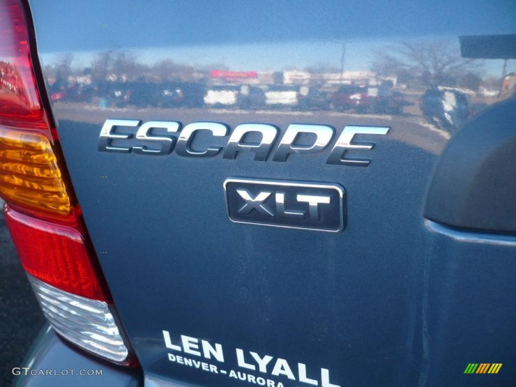 2005 Escape XLT V6 4WD - Norsea Blue Metallic / Medium/Dark Flint Grey photo #12