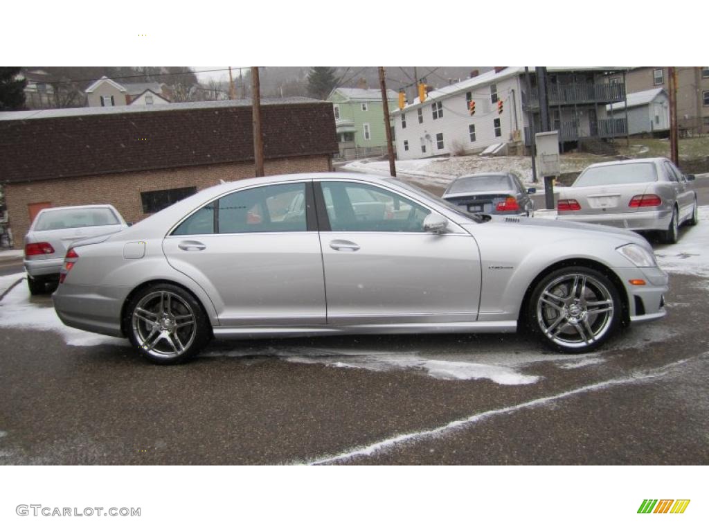 Iridium Silver Metallic 2008 Mercedes-Benz S 63 AMG Sedan Exterior Photo #42602396