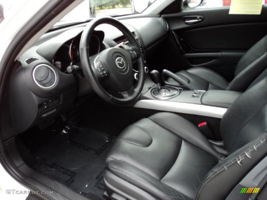 Black Interior 2005 Mazda RX-8 Sport Photo #42603612
