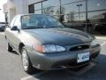 1998 Medium Pewter Grey Metallic Ford Escort LX Sedan  photo #2