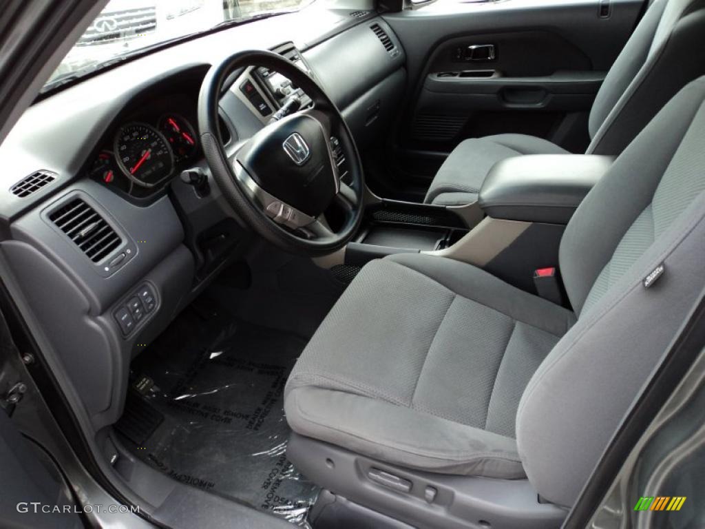 Gray Interior 2008 Honda Pilot Special Edition Photo #42606536