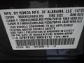 NH705M: Nimbus Gray Metallic 2008 Honda Pilot Special Edition Color Code