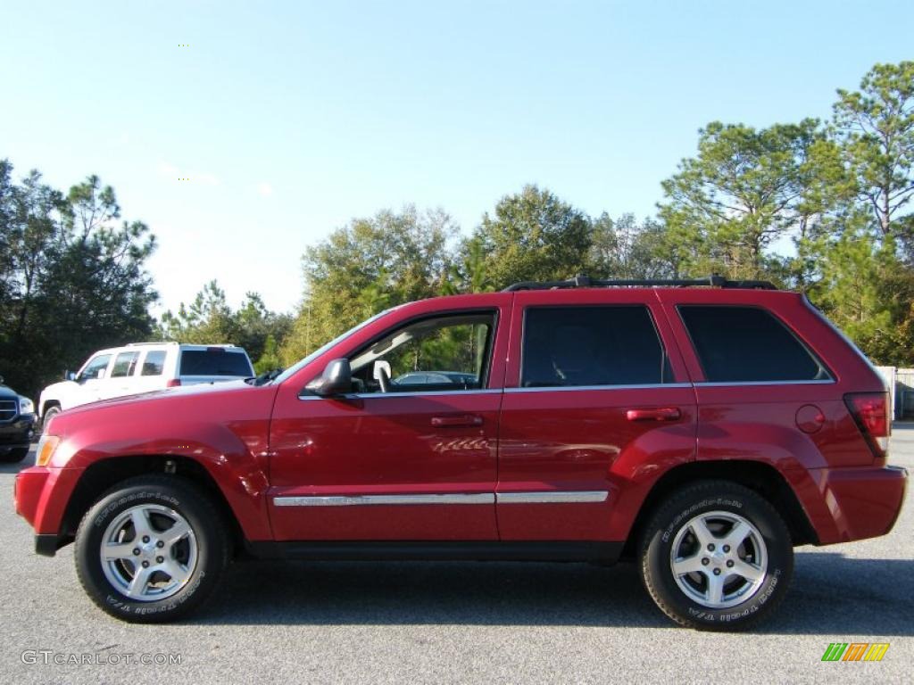 2006 Grand Cherokee Limited - Red Rock Crystal Pearl / Medium Slate Gray photo #2