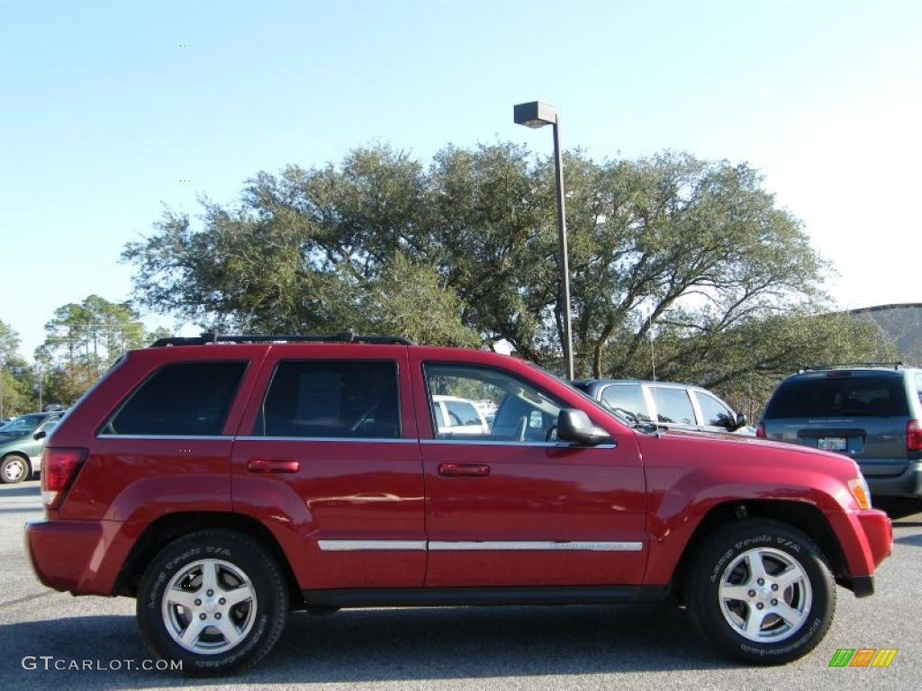 2006 Grand Cherokee Limited - Red Rock Crystal Pearl / Medium Slate Gray photo #6